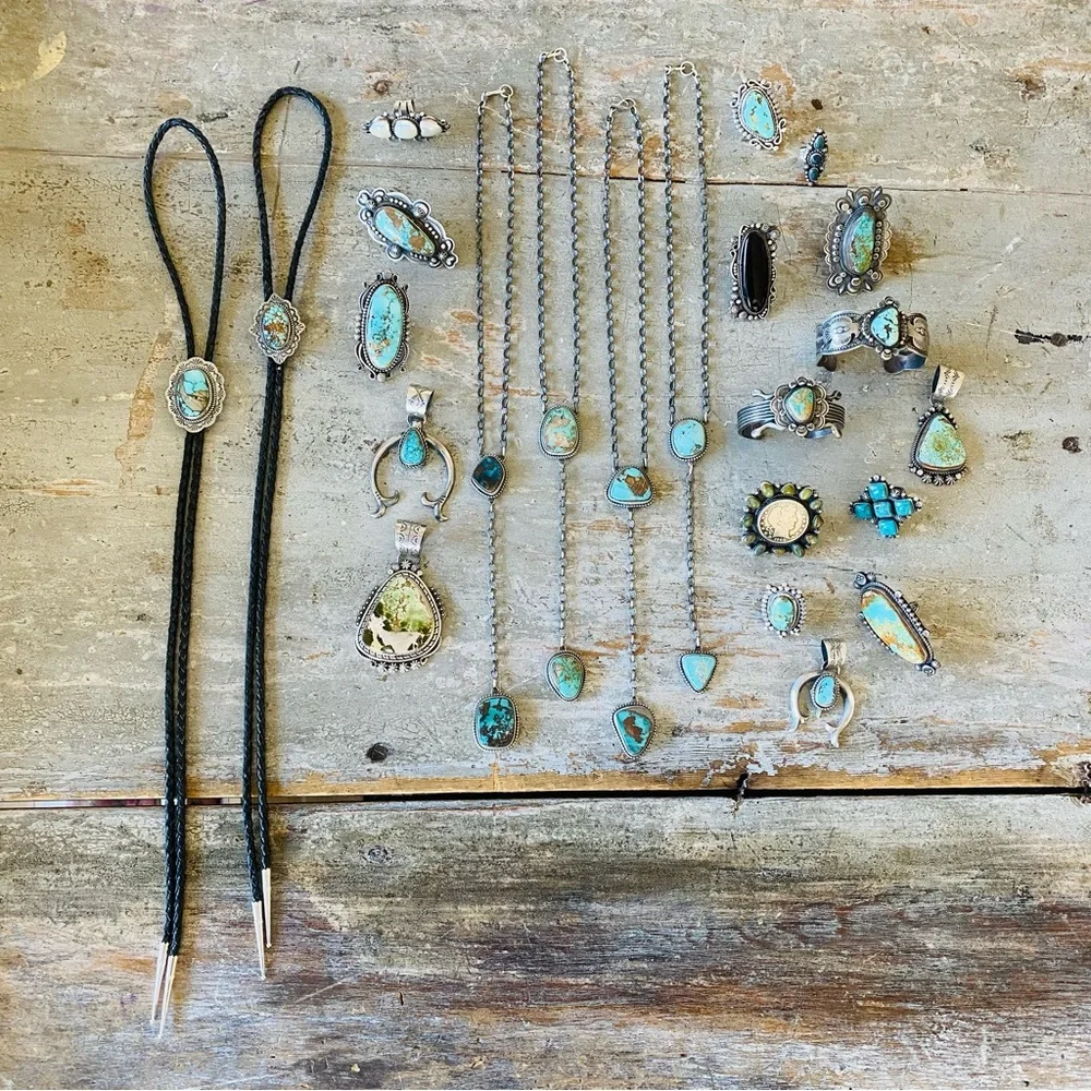 SOLD ♥️ Apache ♥️ Rosella Paxson Sterling Silver & Turquoise Ring - Picture 14 of 14